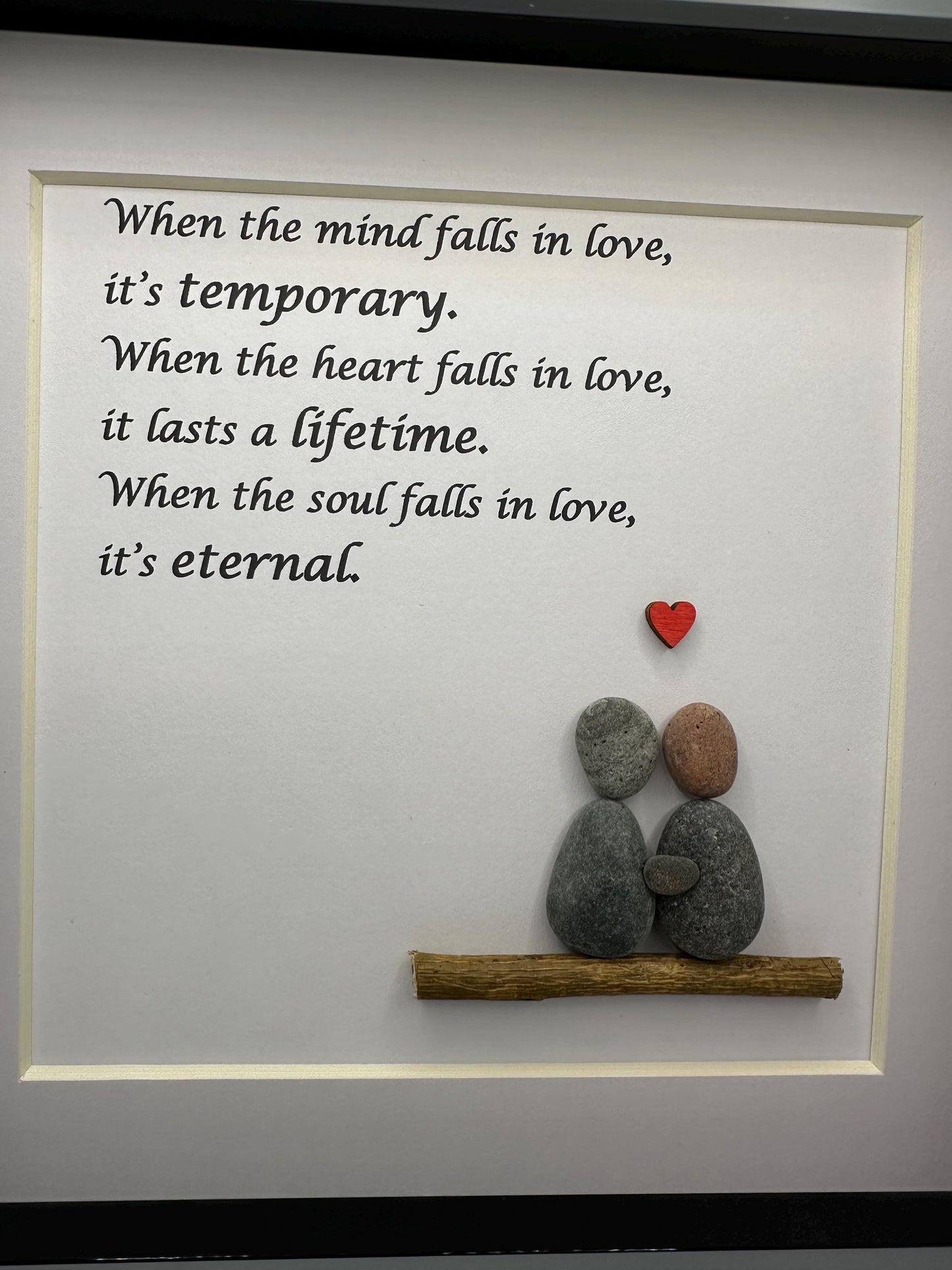 Love pebble art, valentine pebble art, couple pebble art, quote pebble art, love, valentine gift, pebble art, personalised