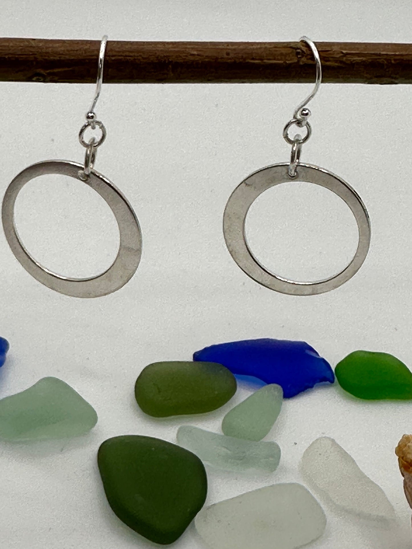 Sterling silver 925 open tear drop earrings, tear drop earrings, drop earrings, dangle earrings, handmade