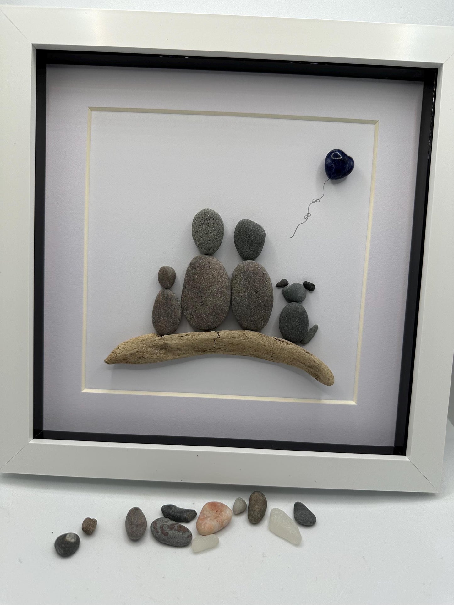 golf pebble art, golfer, Rosehearty golf course, pebble art golf, Aberdeenshire golf, golf gift, pebble art, framed dad gift, framed golfer
