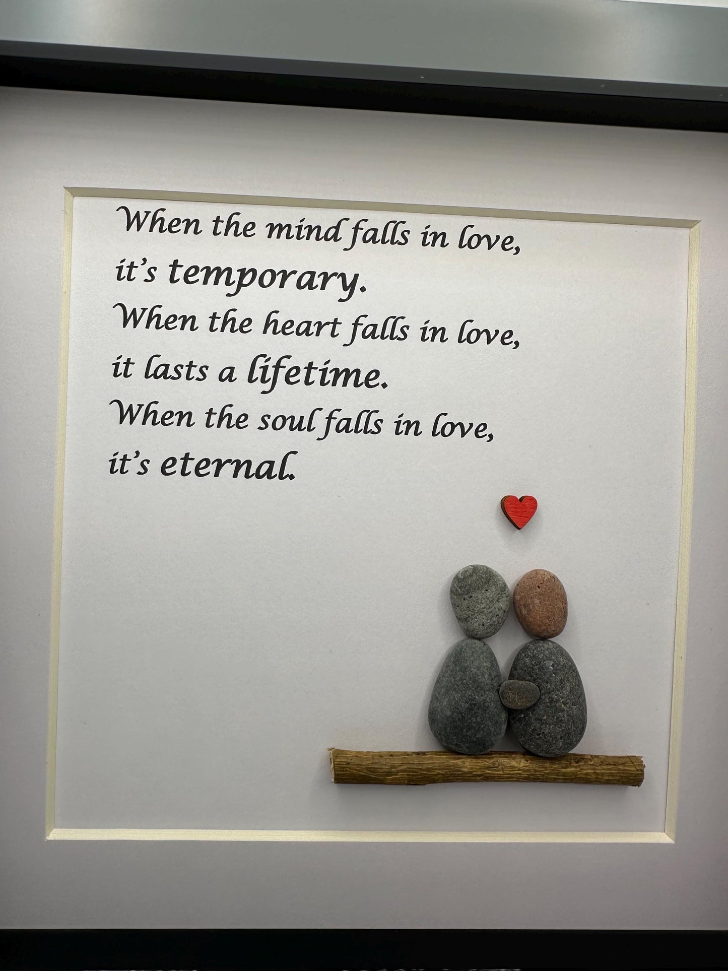 Love pebble art, valentine pebble art, couple pebble art, quote pebble art, love, valentine gift, pebble art, personalised