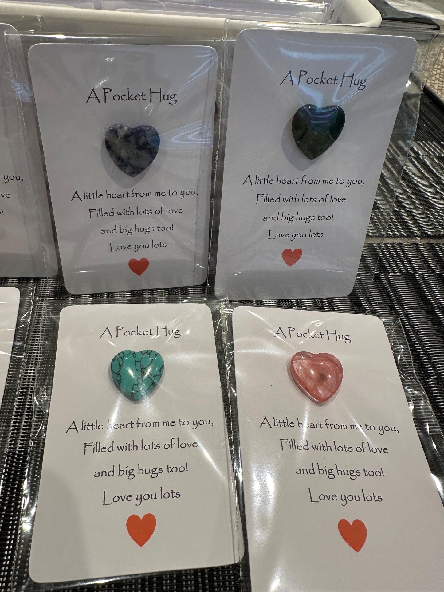 pocket hug healing heart crystals, pocket heart, pocket crystals, pocket hug