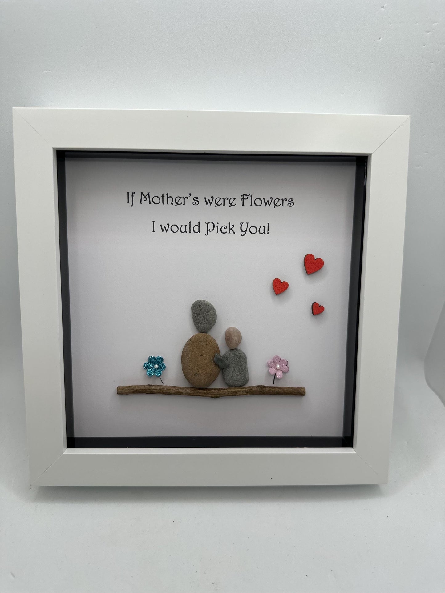 Mothers day pebble art, Mothers day gift, mum gift, if mothers were flowers gift, pebble art gift, pebble art, mum gift, sentimental gifts