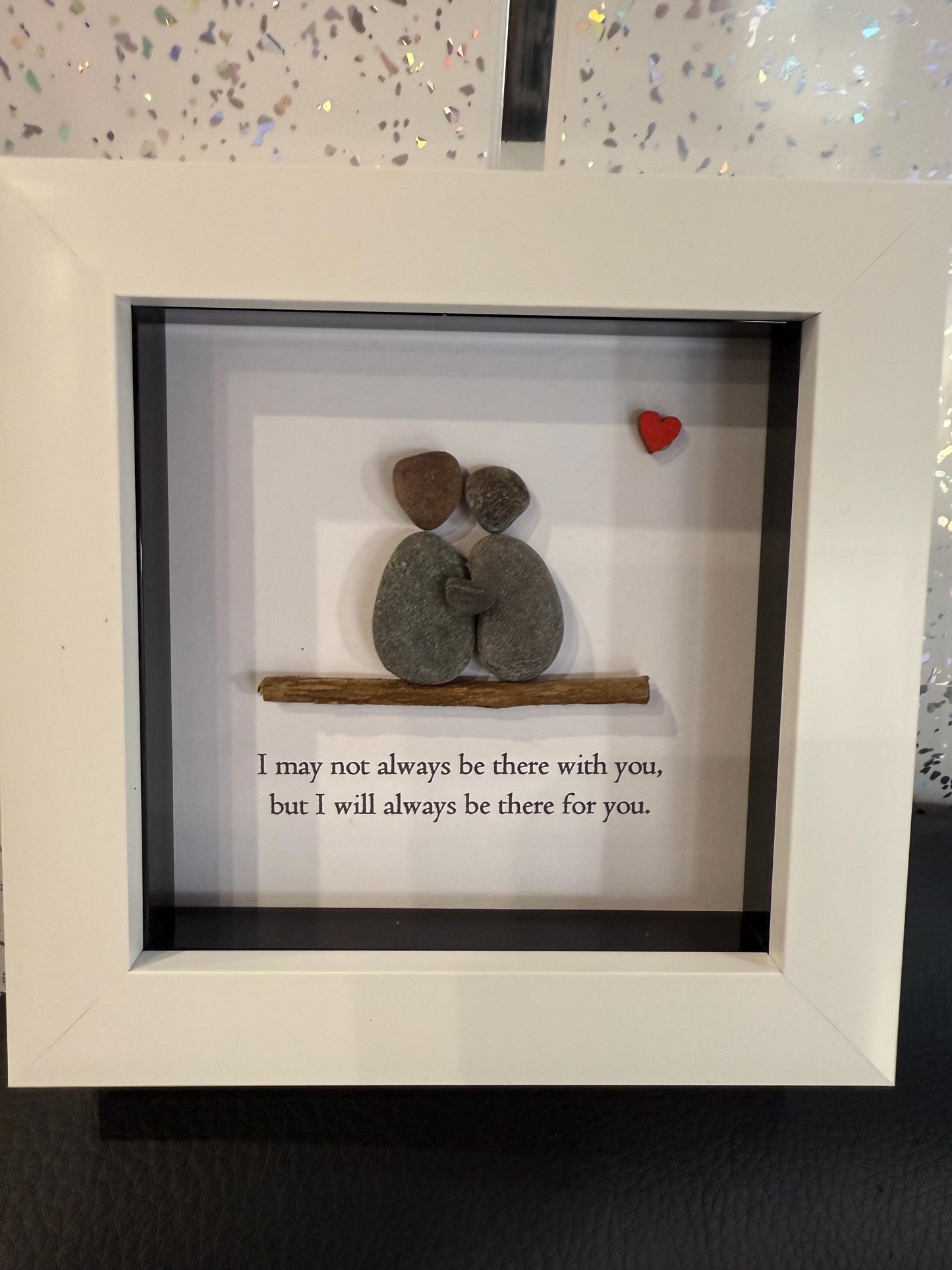 4”x4” friends /partner pebble art gift, friend gift, friends