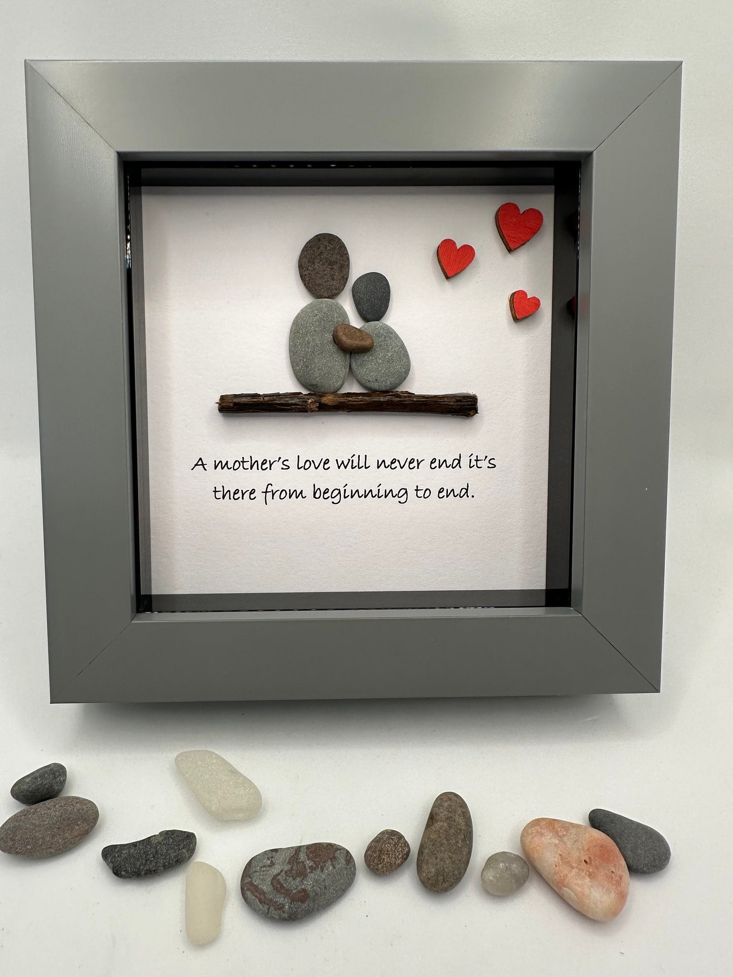 Mother’s Day pebble art, pebble art, mother pebble art, Mother’s Day gift