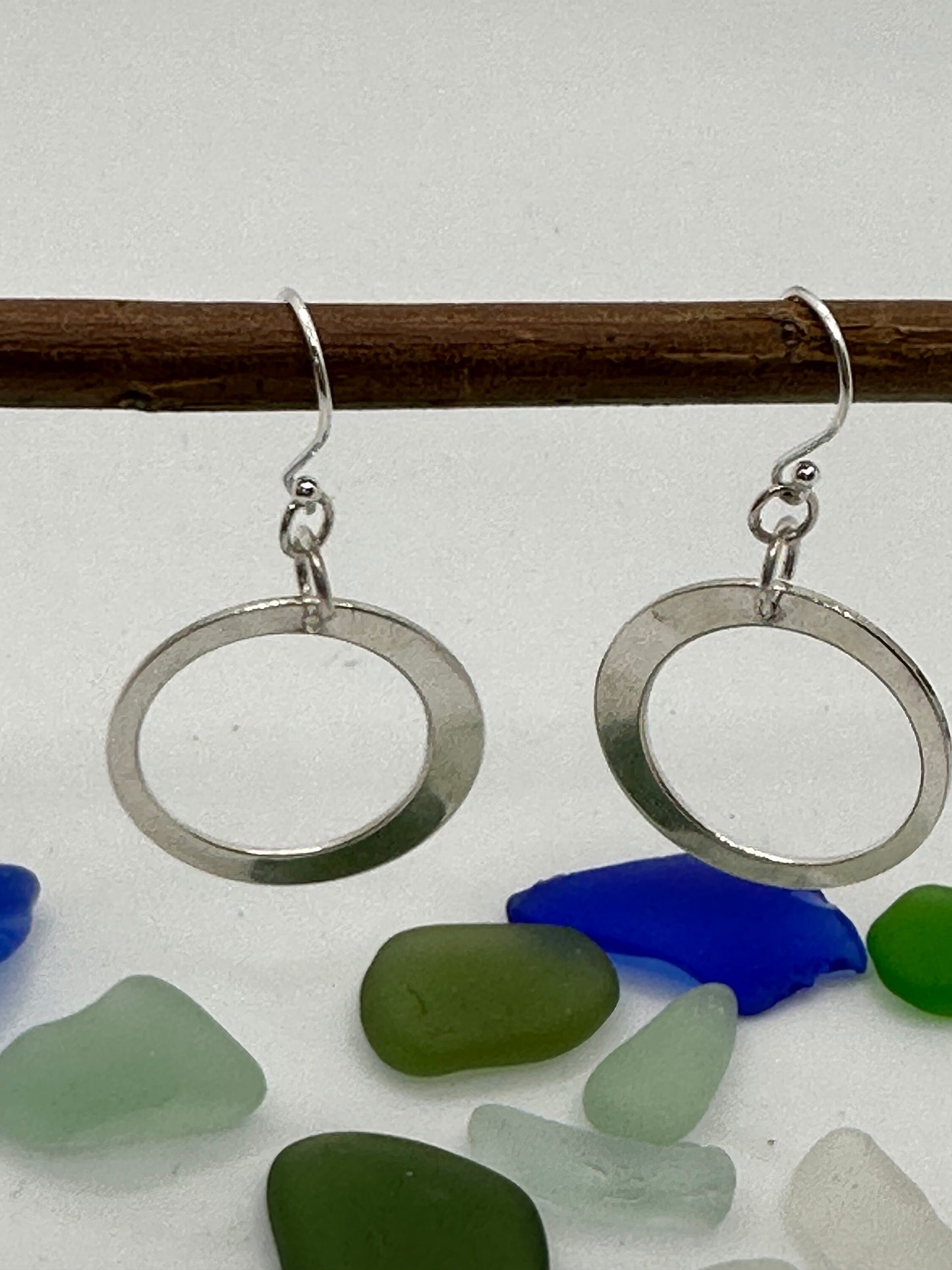 Sterling silver 925 open tear drop earrings, tear drop earrings, drop earrings, dangle earrings, handmade