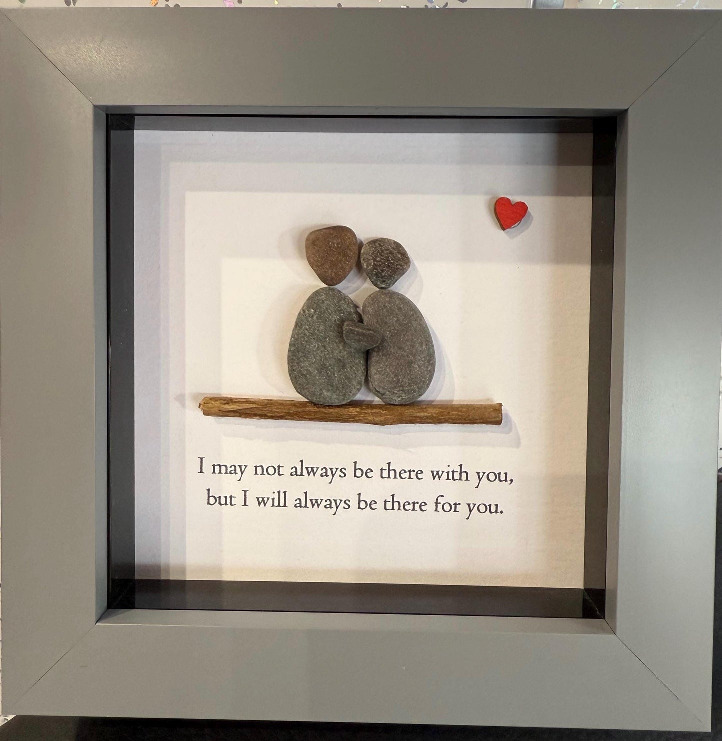 4”x4” friends /partner pebble art gift, friend gift, friends