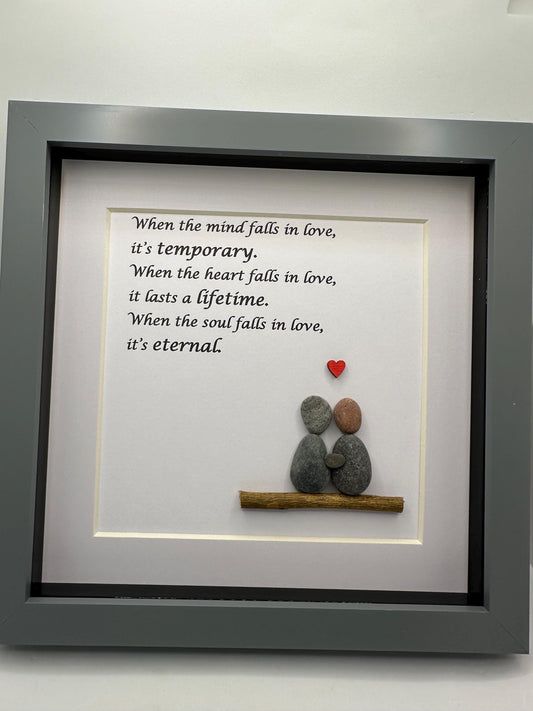 Love pebble art, valentine pebble art, couple pebble art, quote pebble art, love, valentine gift, pebble art, personalised