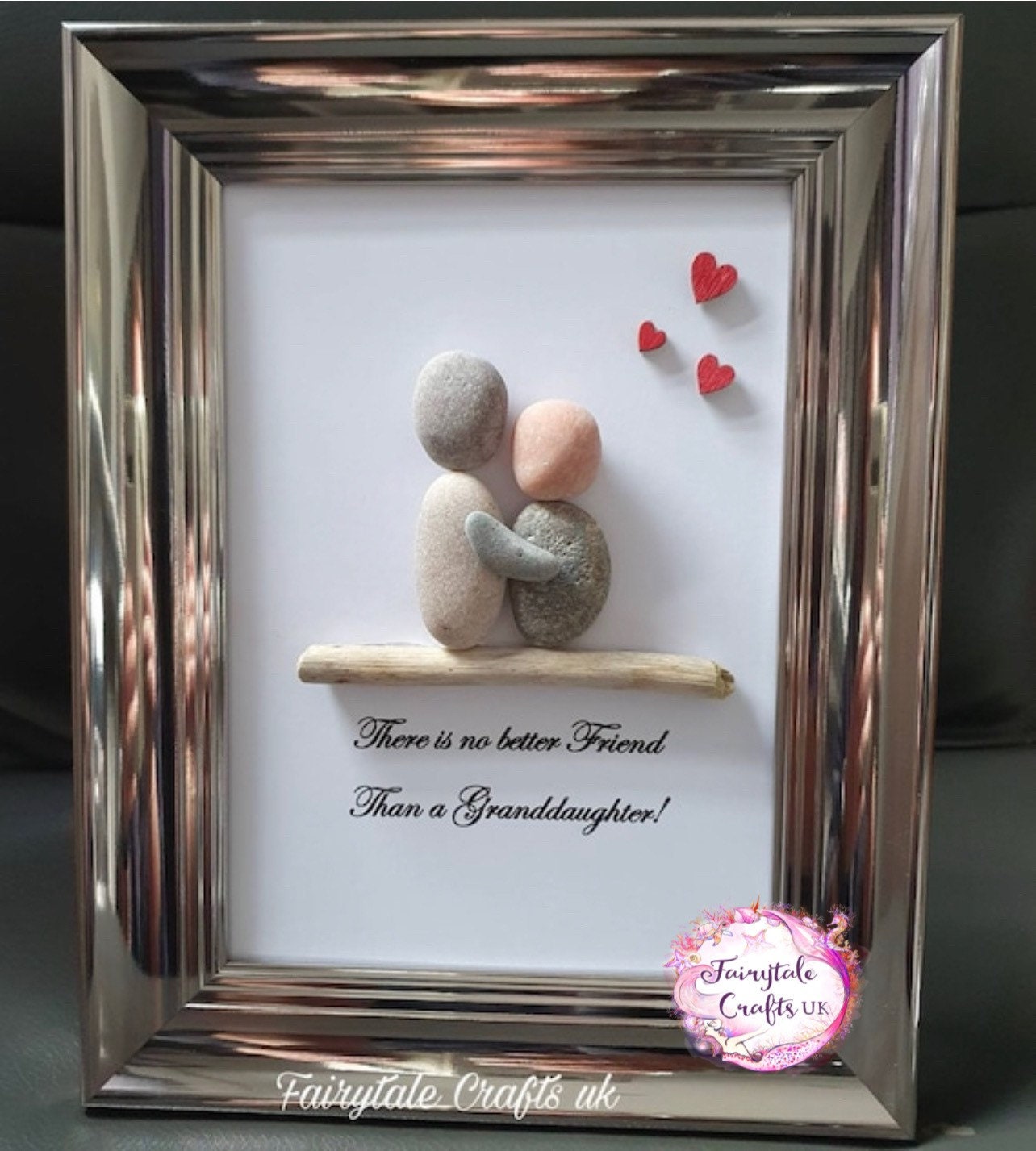 Pebble Art Picture: Daughter Gift, daughter pebble art, pebble art daughter, daughter gift, pebble art, mother and daughter gift, daughter