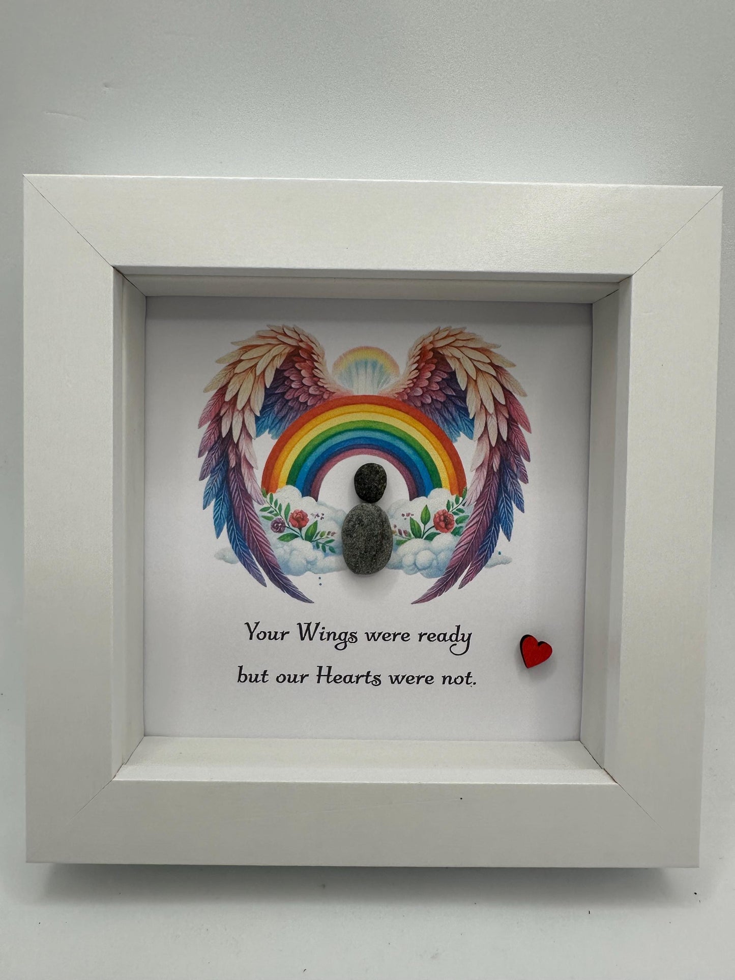 your wings were ready but our hearts were not, sympathy gift, bereavement gift, sympathy card, angel gift, guardian angel, bereavement