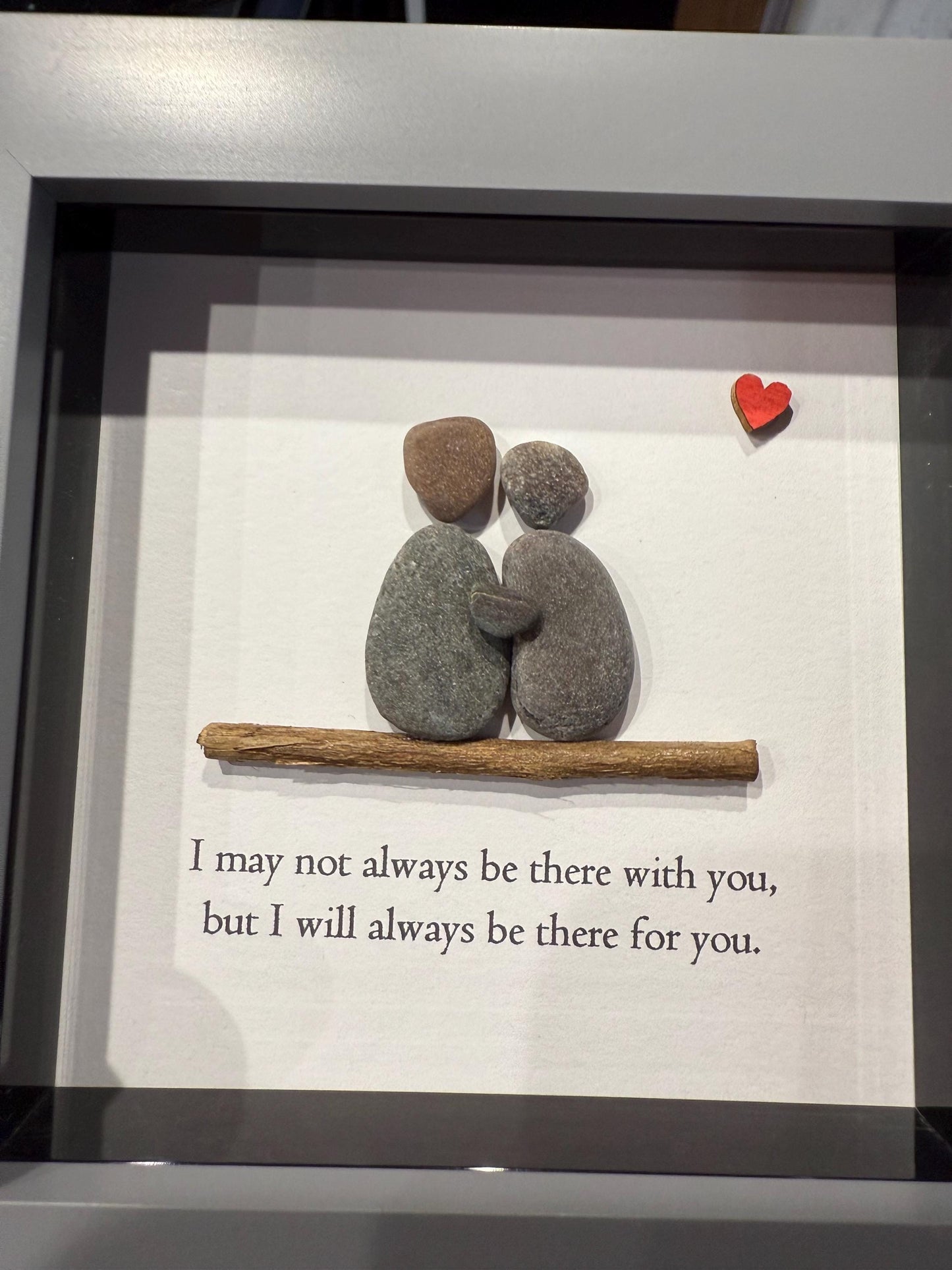 4”x4” friends /partner pebble art gift, friend gift, friends