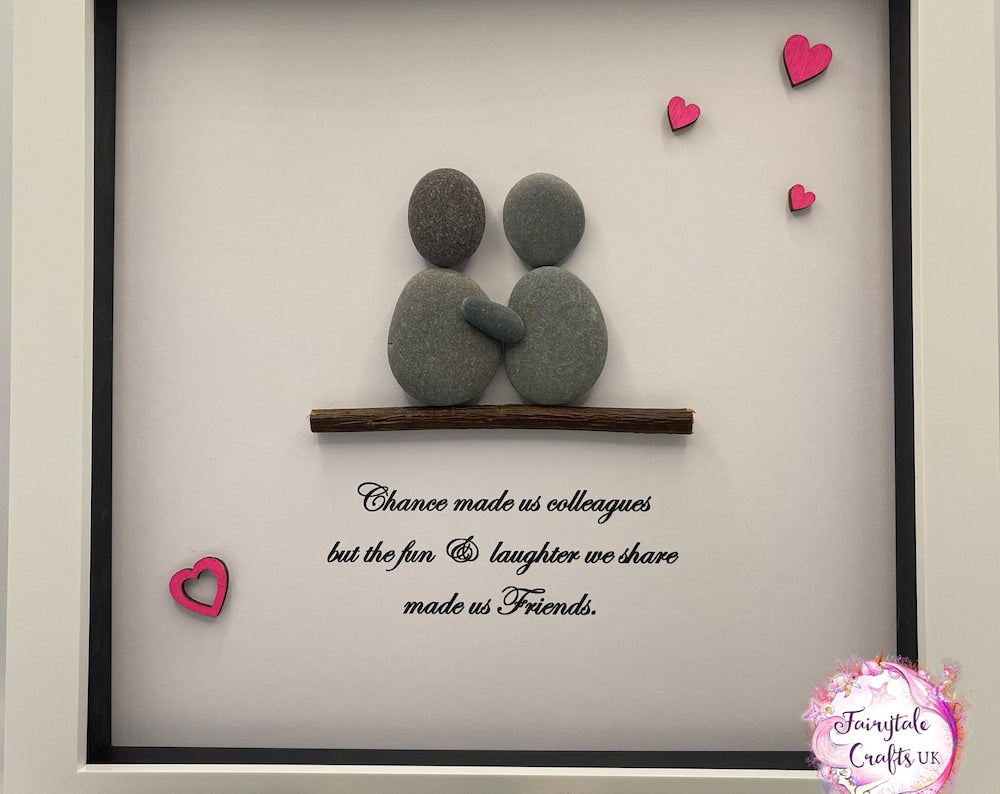 Pebble Art Colleague Gift Retirement Gift